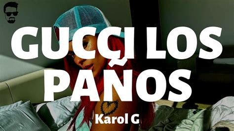 letra de gucci los panos.